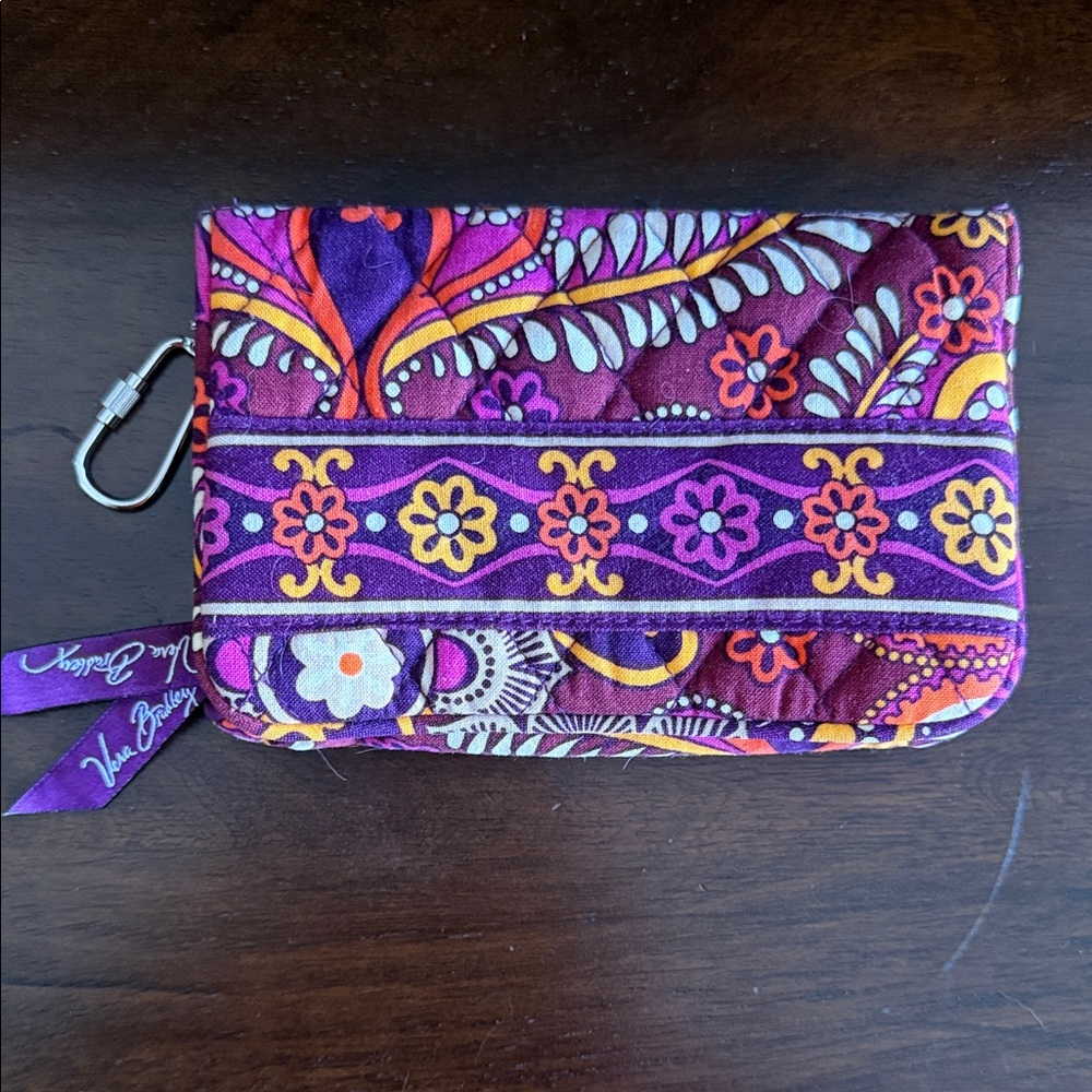 Vera Bradley Multicolor Floral Key & Card Holder